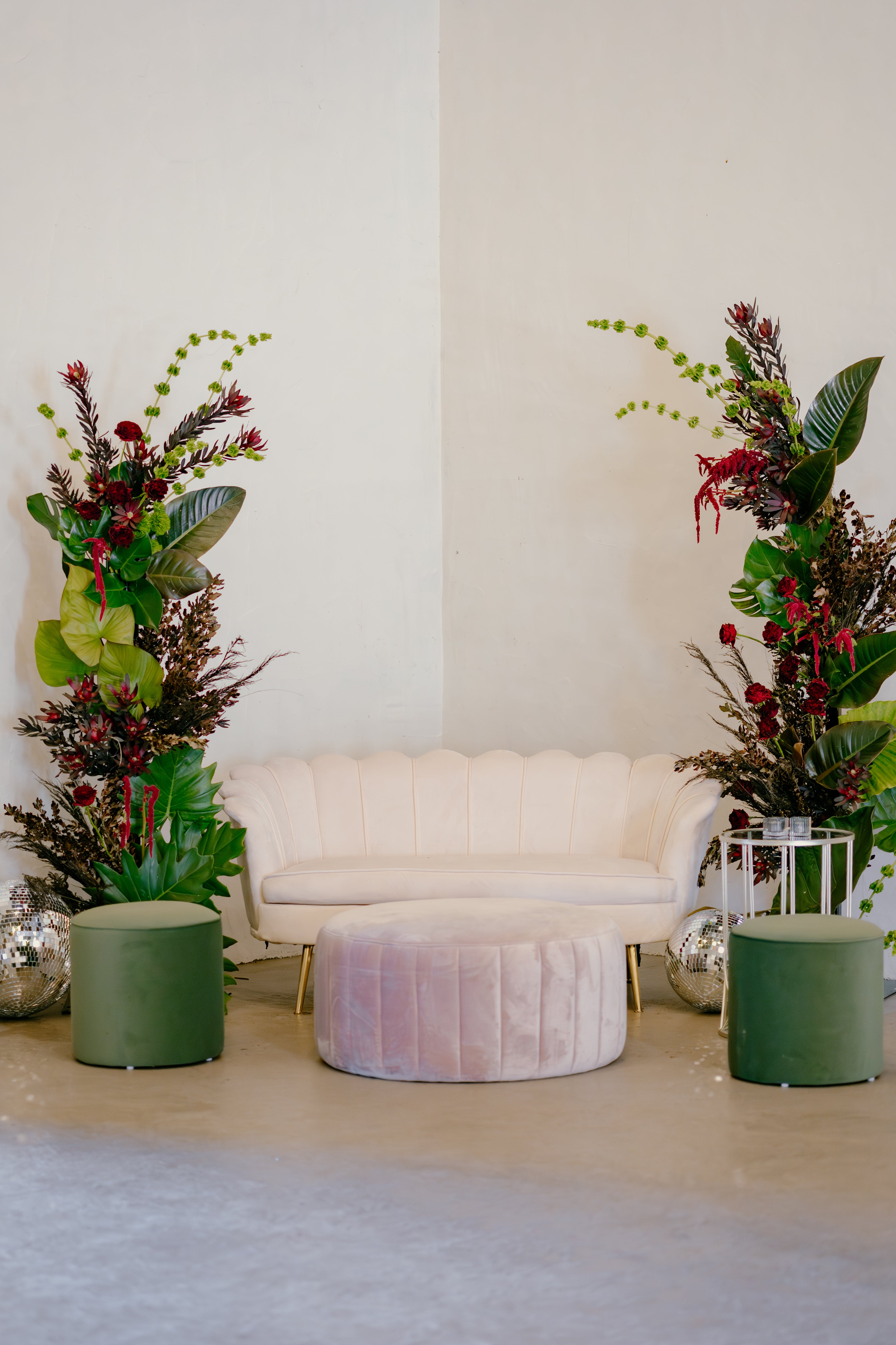 Floral installations for National ABIA Awards at Flaxton Gardens